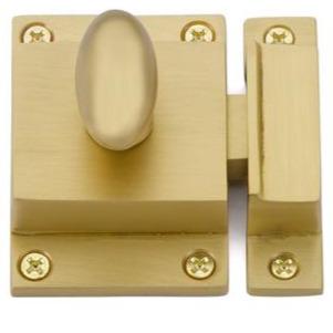 EMTEK Emtek Solid Brass Egg Knob Cabinet Latch Set