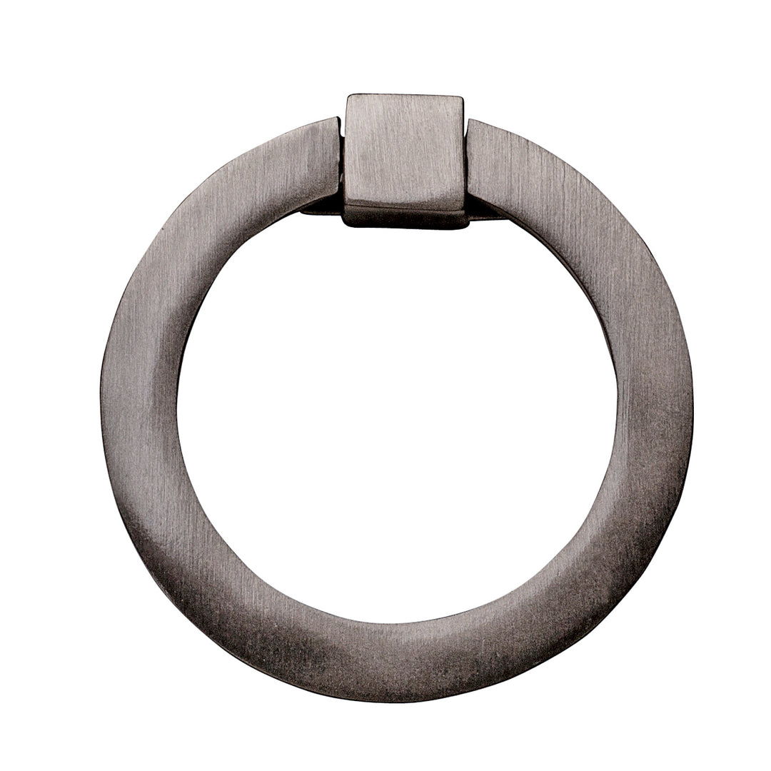 COPPER MOUNTAIN HARDWARE 3 Inch Mission Style Solid Brass Drawer Ring Pull (Brushed Nickel)