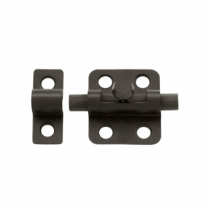 DELTANA 2 Inch Solid Brass Barrel Bolt (Oil Rubbed Bronze Finish)