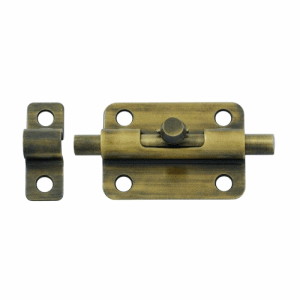 DELTANA 3 Inch Solid Brass Barrel Bolt (Antique Brass Finish)