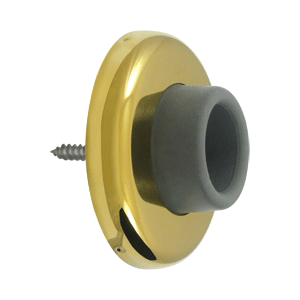 Concave Wall Door Hold / Door Stop (Polished Brass Finish) DELTANA