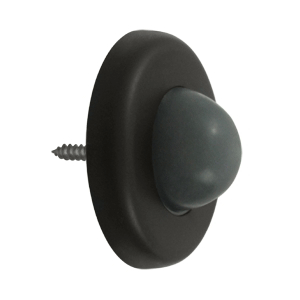 DELTANA Convex Wall Door Hold / Door Stop (Oil Rubbed Bronze Finish)