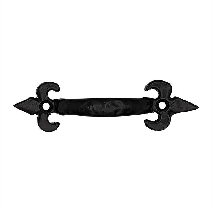 4 1/4 Inch Solid Brass Colonial Style Pull (Flat Black Finish) COPPER MOUNTAIN HARDWARE