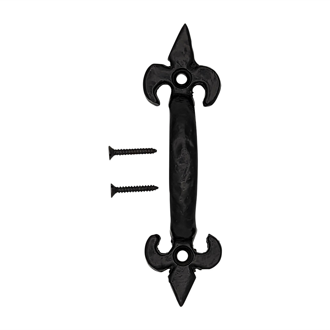 4 1/4 Inch Solid Brass Colonial Style Pull (Flat Black Finish) COPPER MOUNTAIN HARDWARE