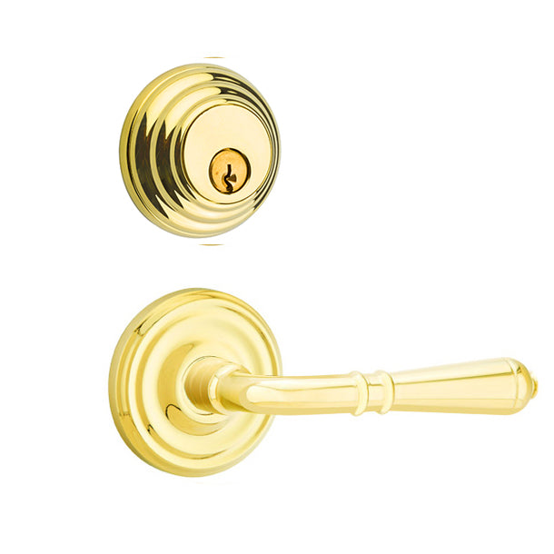 EMTEK Emtek Regular Low Profile Entryway Set with Turino Lever (Several Finishes Available)