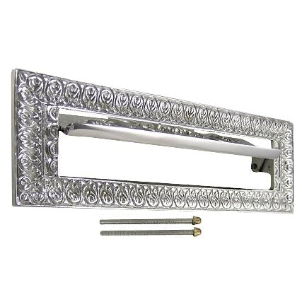 COPPER MOUNTAIN HARDWARE Antique Front Door Mail Slot - Victorian Style (Polished Chrome)