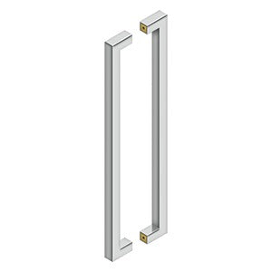 DELTANA 24 Inch Stainless Steel Contemporary Pulls (Back to Back)