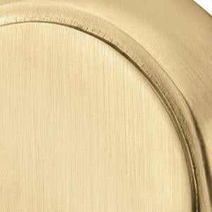EMTEK Solid Brass Helios Key In Door Lever with Disk Rosette