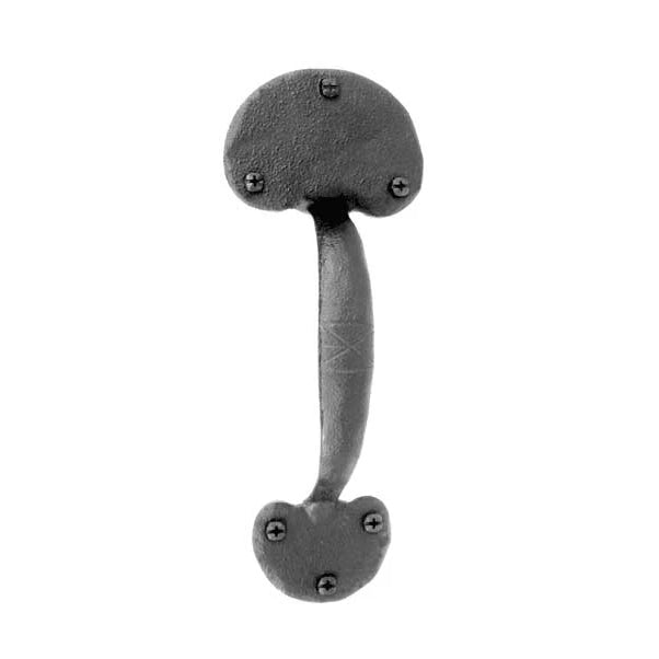 9 5/8 Inch Bean Shape Door Pull (Forged Iron) ACORN MANUFACTURING