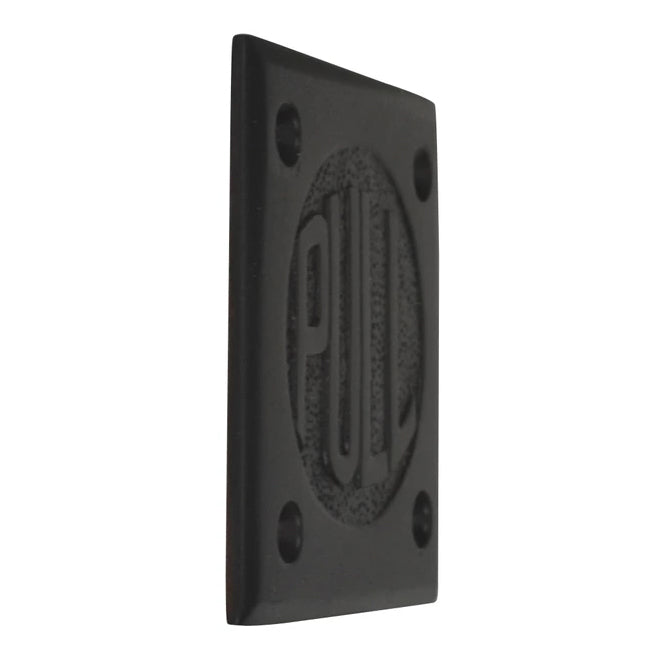 COPPER MOUNTAIN HARDWARE 2 3/4 Inch Brass Classic American "PULL" Plate (Oil Rubbed Bronze Finish)