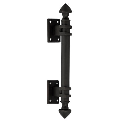 COPPER MOUNTAIN HARDWARE 8 Inch Solid Brass Colonial Style Pull (Oil Rubbed Bronze Finish)