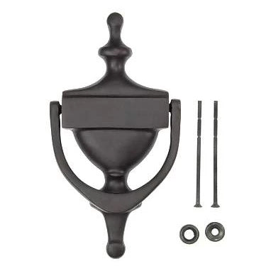 DELTANA 7 Inch (6 1/4 Inch c-c) Heritage Style Door Knocker (Oil Rubbed Bronze Finish)