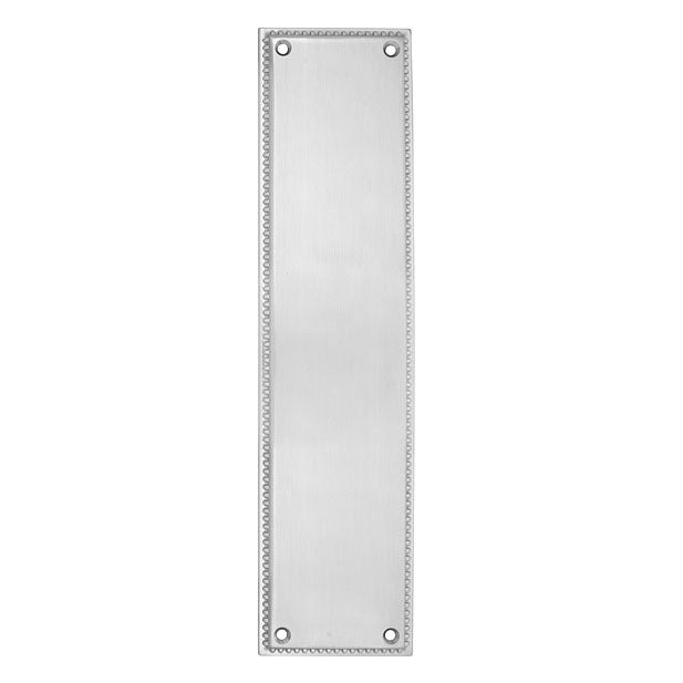 EMTEK 12 Inch Solid Brass Knoxville Push Plate (Several Finishes Available)