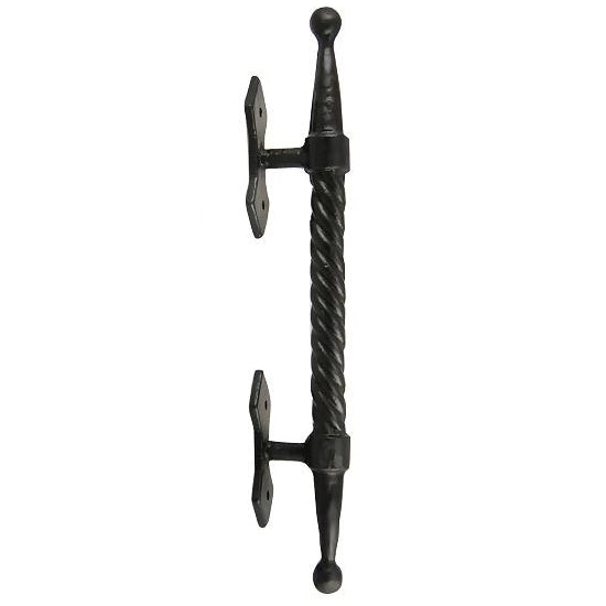 COPPER MOUNTAIN HARDWARE 14 Inch Solid Iron Rope Handle (Iron Finish)