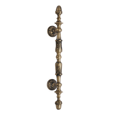 11 3/4 Inch Solid Brass French Empire Door Pull (Antique Brass Finish) COPPER MOUNTAIN HARDWARE