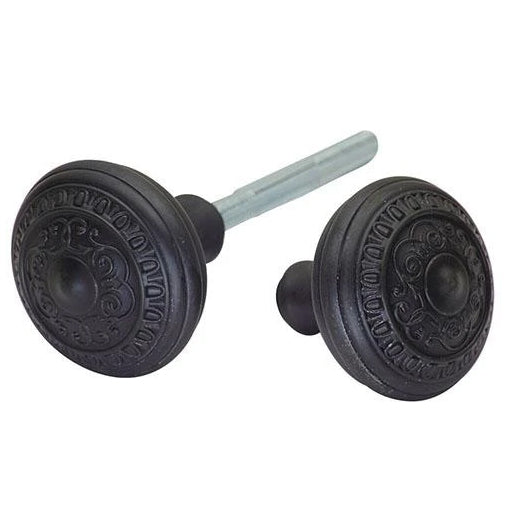 COPPER MOUNTAIN HARDWARE Traditional Egg and Dart Spare Door Knob Set (Oil Rubbed Bronze)