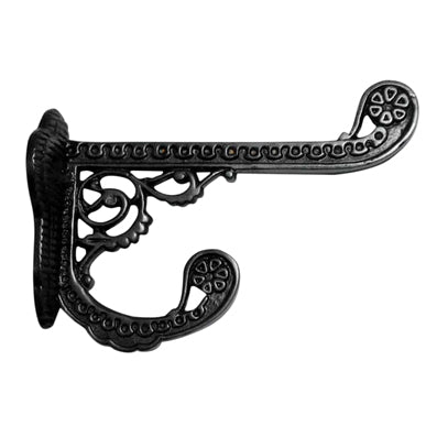 COPPER MOUNTAIN HARDWARE Solid Cast Brass Victorian Eastlake Style Hook Oil Rubbed Bronze Finish)