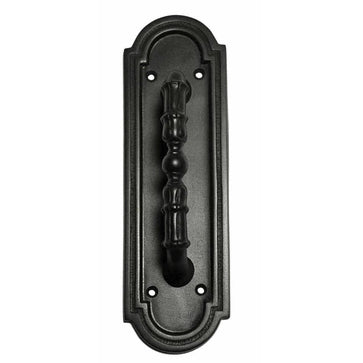 COPPER MOUNTAIN HARDWARE 8 3/8 Inch Solid Brass Arched Style Pull Plate (Oil Rubbed Bronze Finish)