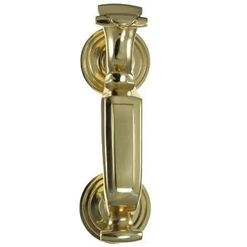 Copper Mountain Hardware 8 Inch (5 Inch c-c) Tall Traditional Doctor's Door (Polished Brass Finish)