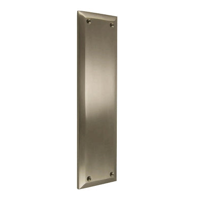 COPPER MOUNTAIN HARDWARE 10 Inch Quaker Style Push Plate (Satin Nickel Finish)