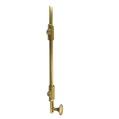 EMTEK 12 Inch Solid Brass Surface Bolt (Antique Brass Finish)