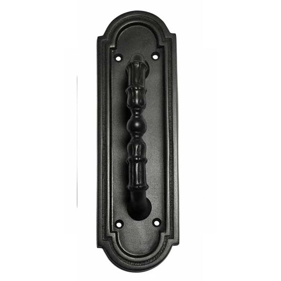 8 3/8 Inch Solid Brass Arched Style Push And Pull Plate (Oil Rubbed Bronze Finish) COPPER MOUNTAIN HARDWARE