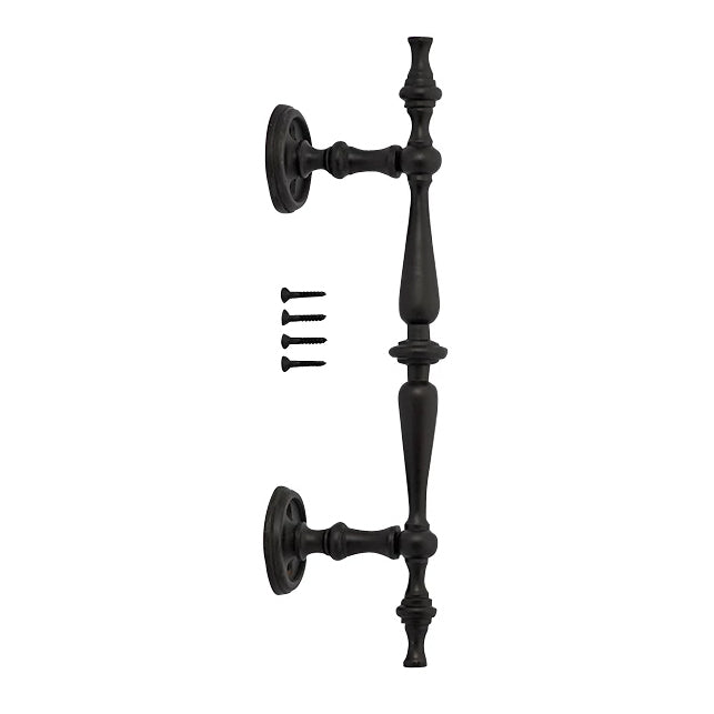 COPPER MOUNTAIN HARDWARE 9 1/2 Inch Solid Brass Large Victorian Pull (Oil Rubbed Bronze Finish)