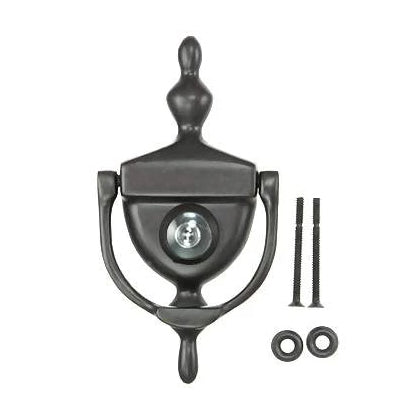 DELTANA 6 Inch (3 3/4 Inch c-c) Heritage Style Door Knocker Oil Rubbed Bronze