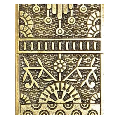 COPPER MOUNTAIN HARDWARE 11 5/8 Inch Lost Wax Cast Windsor Pattern Push Plate (Several Finishes Available)