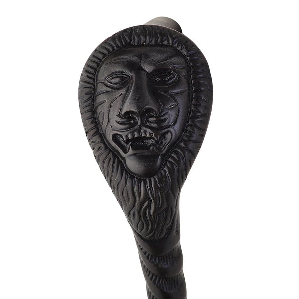 10 Inch Solid Brass Ornate Lion's Head Door Pull (Oil Rubbed Bronze Finish) COPPER MOUNTAIN HARDWARE