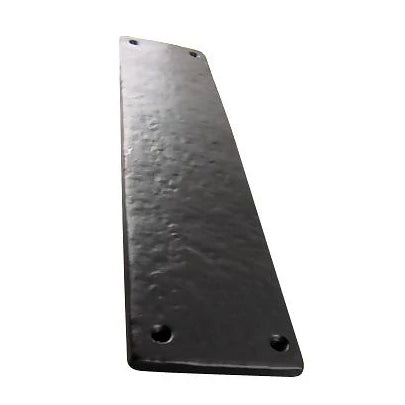 12 Inch Solid Rough Iron Push Plate COPPER MOUNTAIN HARDWARE