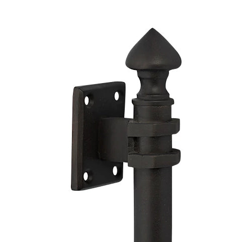 COPPER MOUNTAIN HARDWARE 8 Inch Solid Brass Colonial Style Pull (Oil Rubbed Bronze Finish)