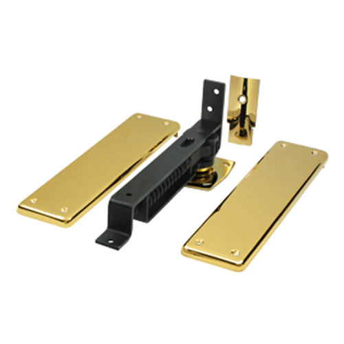 DELTANA Double Action Solid Brass Spring Hinge (PVD Finish)