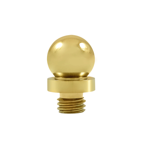 9/16 Inch Solid Brass Ball Tip Door Finial (PVD Finish) DELTANA