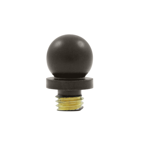 9/16 Inch Solid Brass Ball Tip Door Finial (Oil Rubbed Bronze Finish) DELTANA