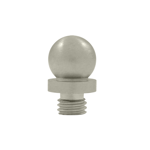 9/16 Inch Solid Brass Ball Tip Door Finial (Brushed Nickel Finish) DELTANA