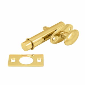 DELTANA Deltana Mortise Style Single Sided Flush Bolt (Polished Brass Finish)