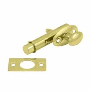 DELTANA Deltana Mortise Style Single Sided Flush Bolt (Polished Brass Finish)