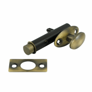 DELTANA Deltana Mortise Style Single Sided Flush Bolt (Antique Brass Finish)