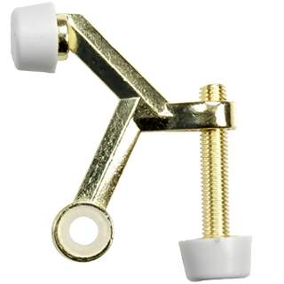 DELTANA 2 1/8 Inch Hinge Pin Door Stop (Polished Brass Finish)