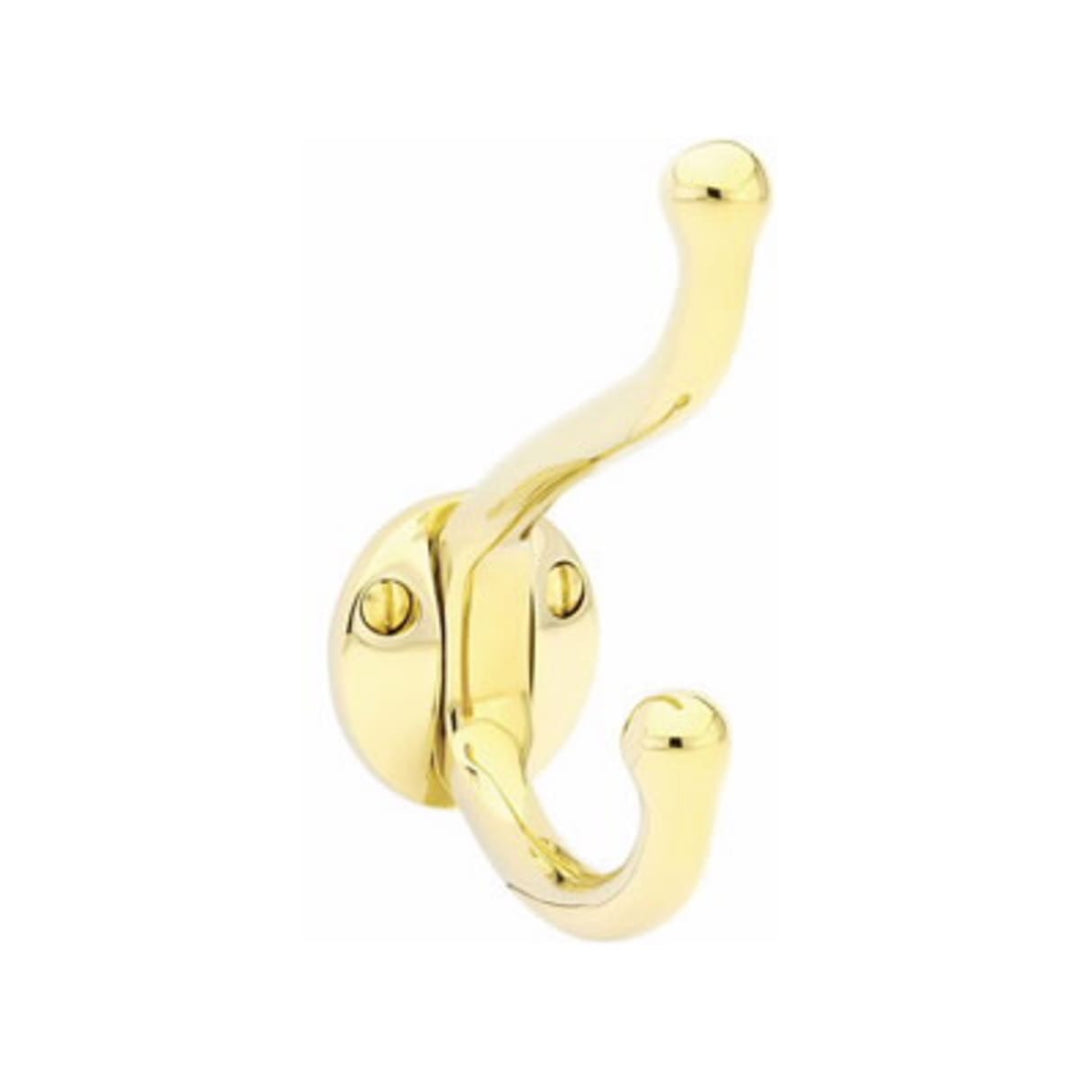 EMTEK Traditional Brass Robe Hook (Several Finishes Available)