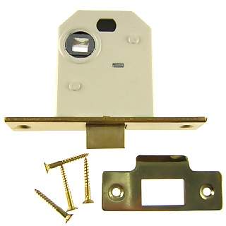 Copper Mountain Hardware Polished Brass Mortise Latch