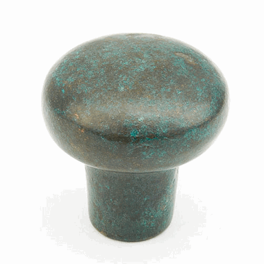 SCHAUB 1 1/4 Inch Mountain Round Knob (Verde Imperiale Finish)