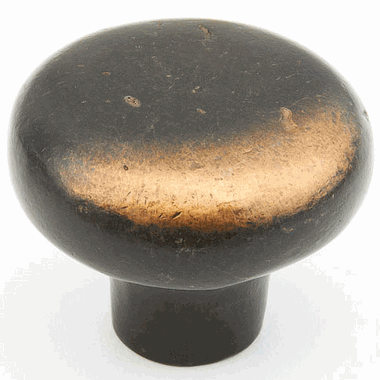 SCHAUB 1 5/8 Inch Mountain Round Knob (Ancient Bronze Finish)