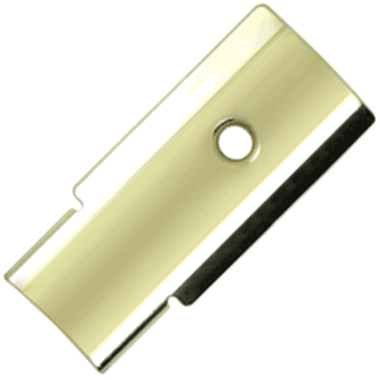 DELTANA Solid Brass Back Plate (Polished Brass Finish)