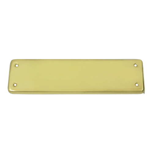 DELTANA Solid Brass Extra Cover Plate (Polished Brass Finish)