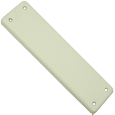 DELTANA Solid Brass Extra Cover Plate (White Finish)