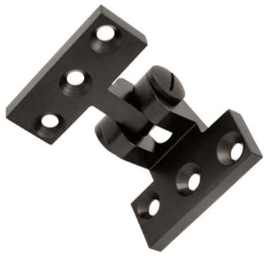 DELTANA 2 1/2 x 3 3/4 Inch Solid Brass Intermediate Pivot Hinge (Oil Rubbed Bronze Finish)