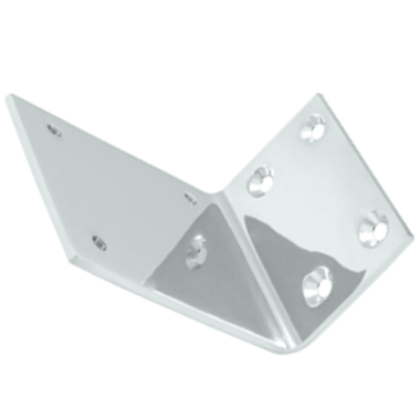 DELTANA Solid Brass Jamb Bracket (Chrome Finish)