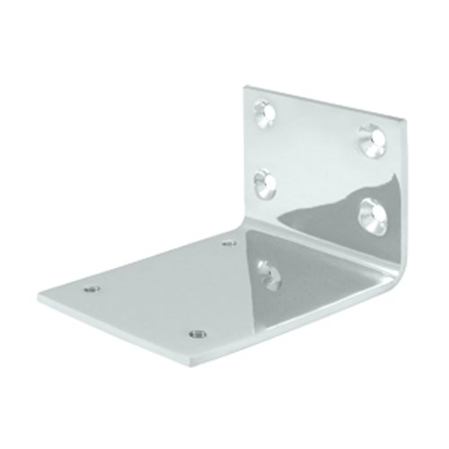 DELTANA Solid Brass Jamb Bracket (Chrome Finish)